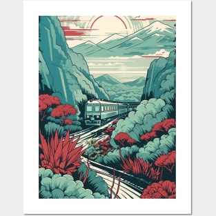 Japan Village Railway Posters and Art